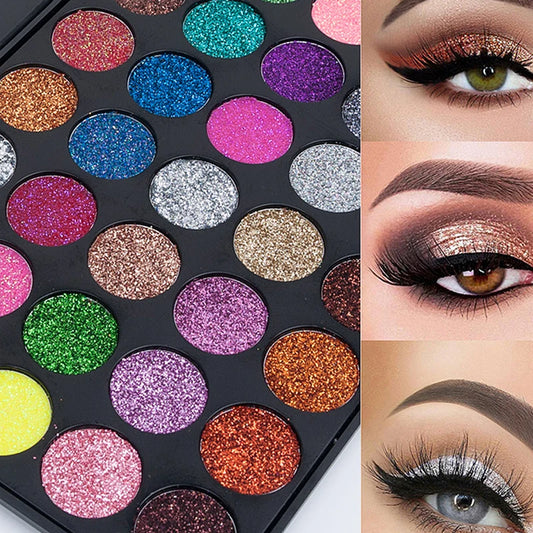 EJVS™ 35 Color Glitter Metallic Eyeshadow