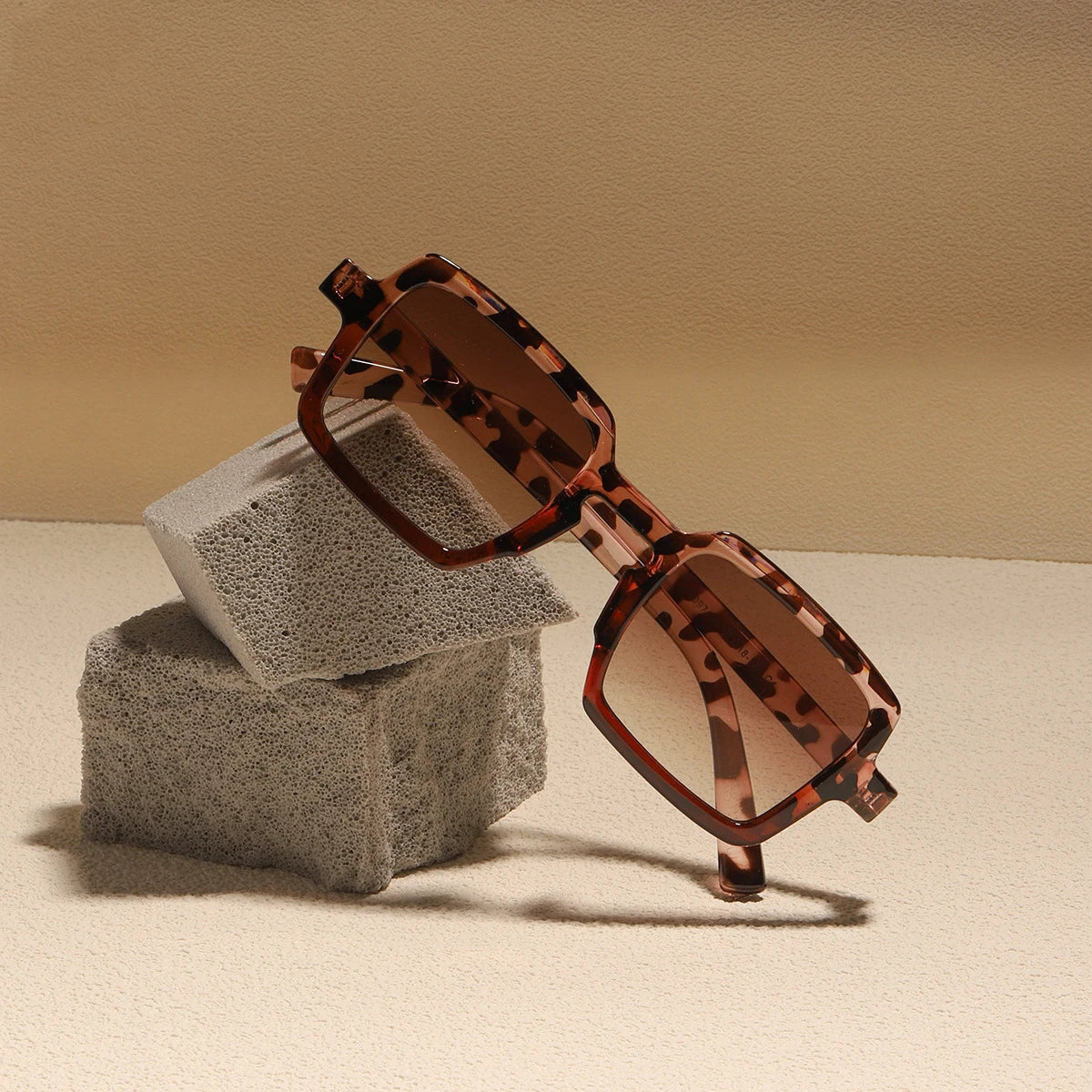 EJVS™  Vintage Square Sunglasses For Women Men Rectangle Sun Glasses Female Oval Eyewear Sunglasses for Male Female Eyeglasses