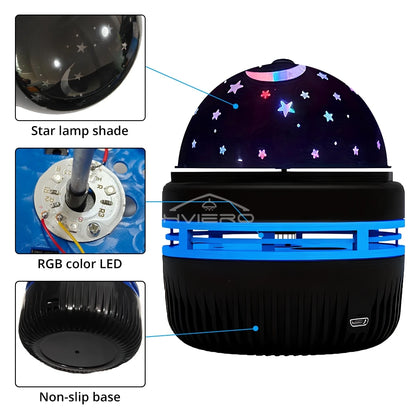 EJVS™ Galaxy Night Light Projector