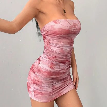 EJVS™  Y2K Sexy Spaghetti Party Dress