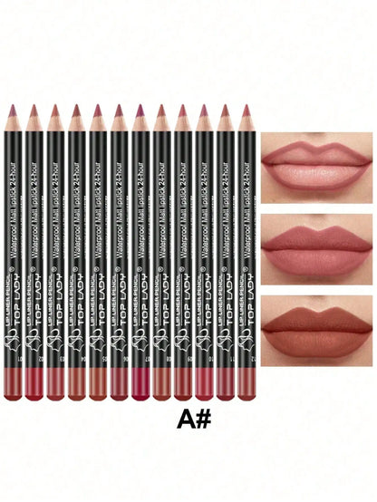 EJVS™  12 Colours Professional Lip Liner