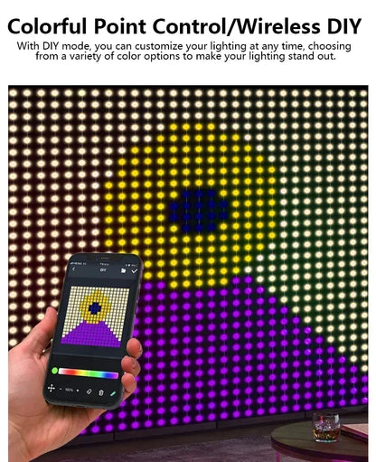 EJVS™  Dynamic DIY Bedroom Window Lights Decor APP Remote Control Music Sync