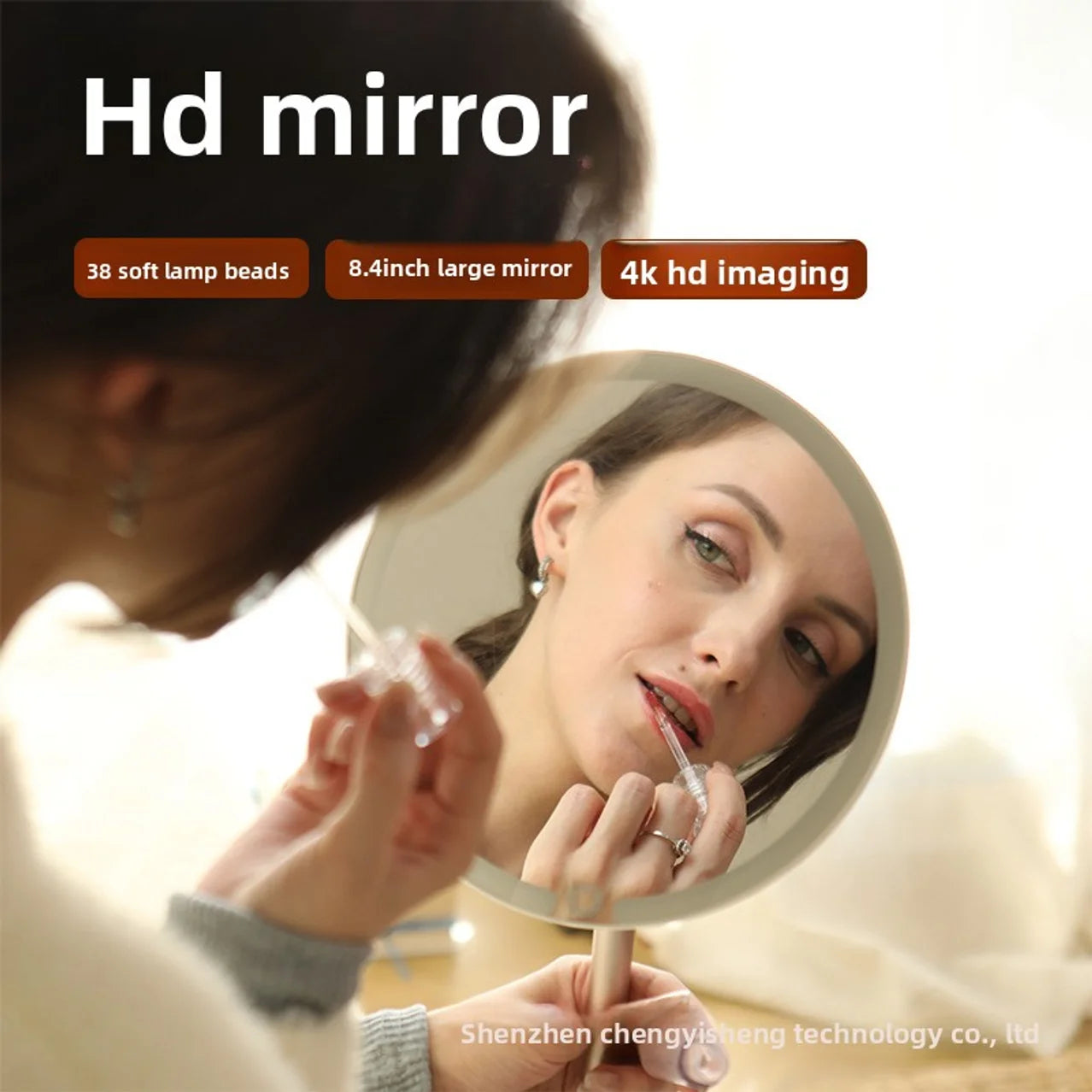 EJVS™ LED Round Desktop Makeup Mirror