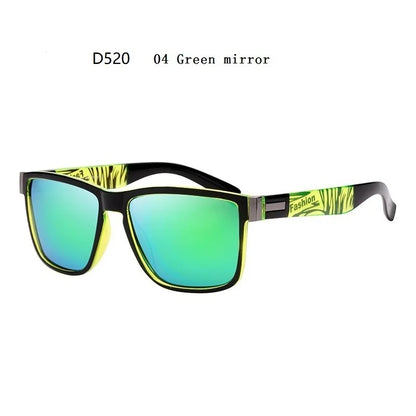 EJVS™  Fashion Square Vintage Polarized Sunglasses Men Women Retro Driving Fishing Luxury Brand Designer Sun Glasses UV400 Eyewear