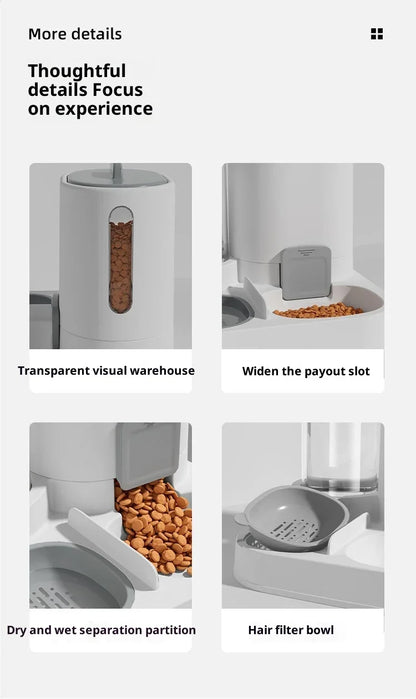 EJVS™  2-in-1 Automatic Pet Feeder & Waterer