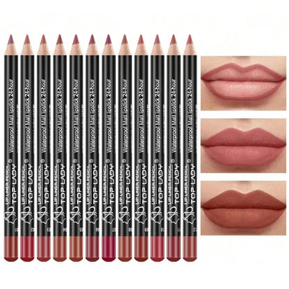 EJVS™  12 Colours Professional Lip Liner