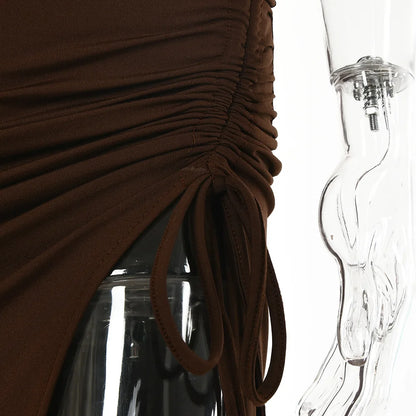 EJVS™  Backless Dresses Slim Dress Bodycon Vestidos Elegantes