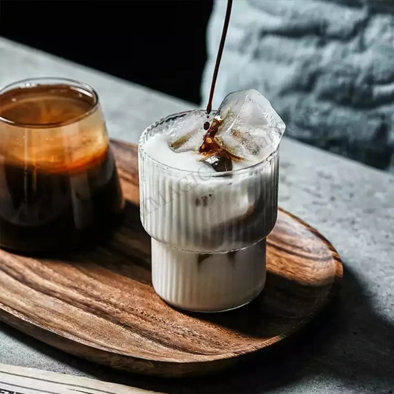 Glass Drinkware – Latte, Coffee, Tea, Juice & Whiskey Mug