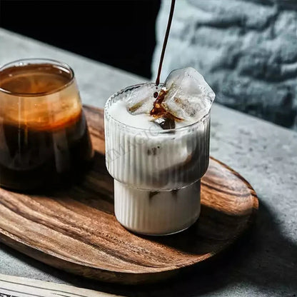 Glass Drinkware – Latte, Coffee, Tea, Juice & Whiskey Mug