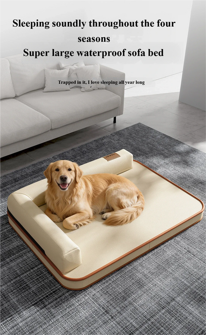 EJVS™  Dog mat suitable for all seasons, medium-sized and large waterproof and tear resistant dog bed, summer removable and washable