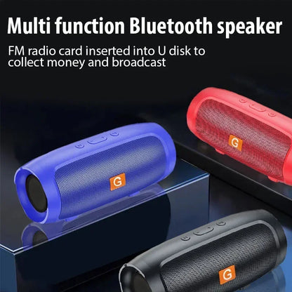 EJVS™  Portable Subwoofer Bluetooth Outdoor Waterproof - FM Radio Speakers