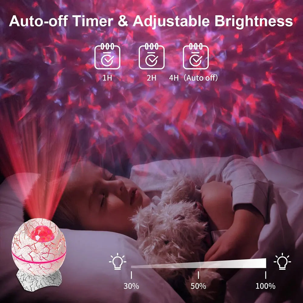 EJVS™ Galaxy & Dinosaur Egg Star Projector