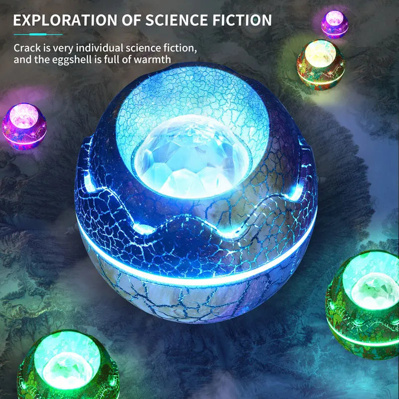 EJVS™ Galaxy & Dinosaur Egg Star Projector