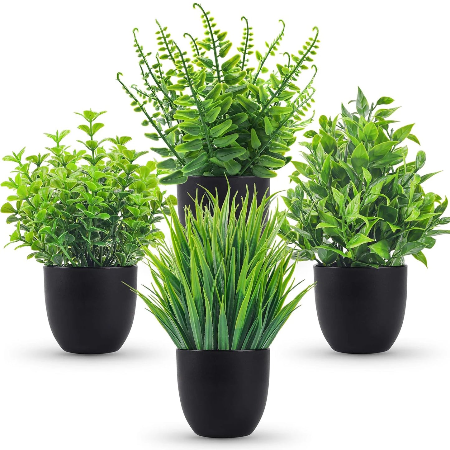 EJVS™ 4-Pack Artificial Faux Plants