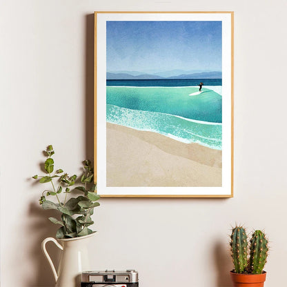 EJVS™ Summer Beach Canvas Wall Art