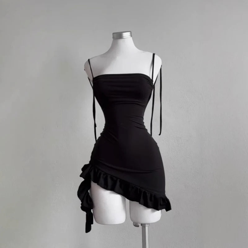 EJVS™ Sleeveless Backless Bodycon Club Dress