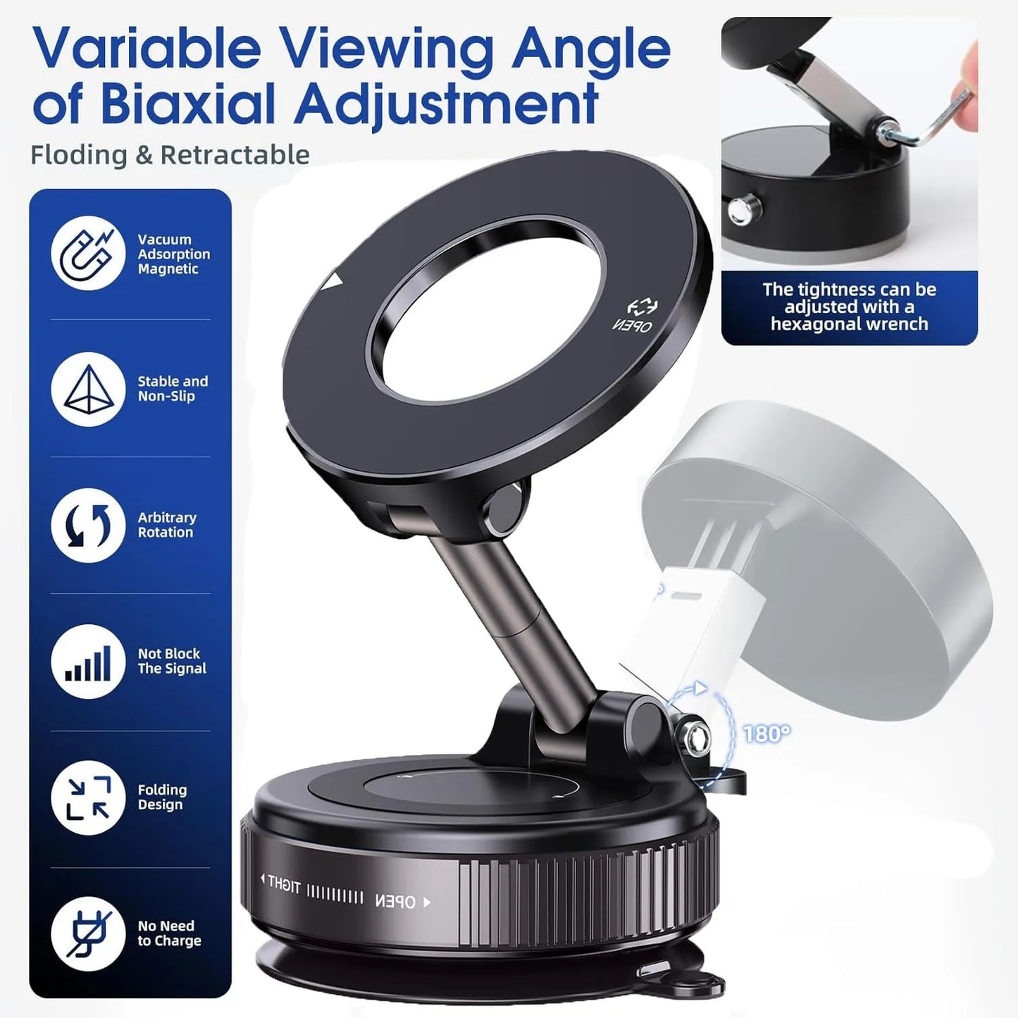 EJVS™  Magnetic Suction Phone Holder