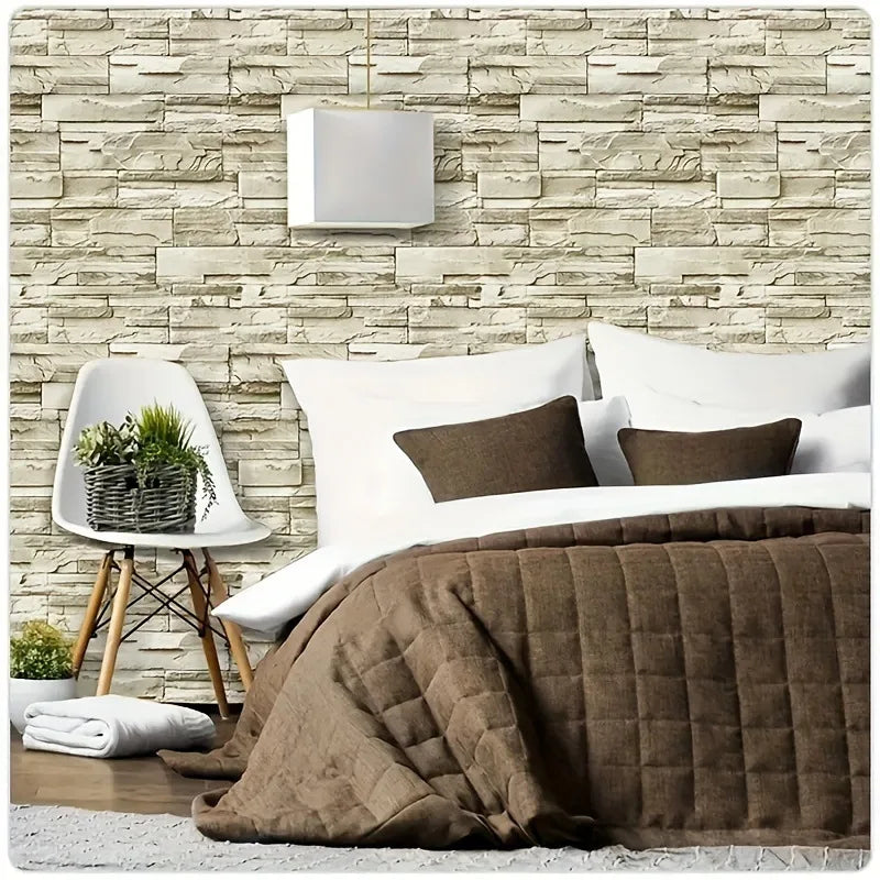 EJVS™ 3D Faux Brick Peel & Stick Wallpaper
