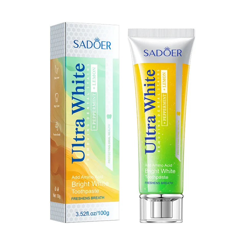 EJVS™  Lemon Mint Teeth Whitening Toothpaste - Fresh Breath 100g