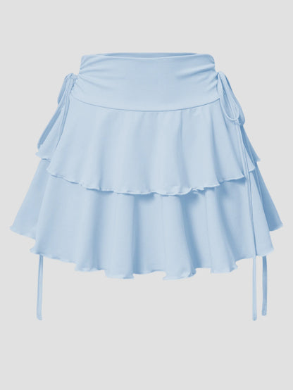 EJVS™ High Waist Slim Fit Short Skirt