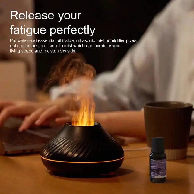 EJVS™ Flame Aroma Diffuser 7-Color LED