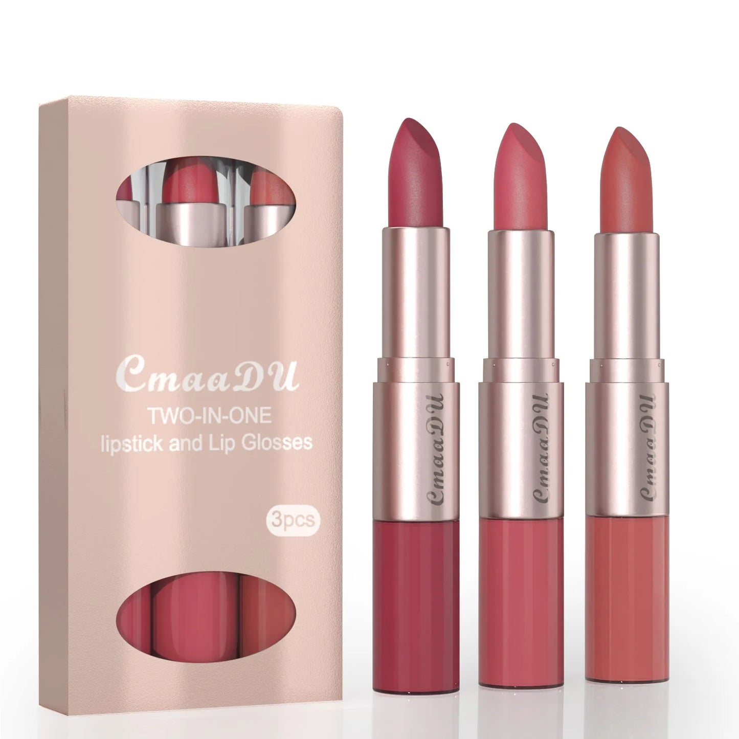 EJVS™ 3 Color Gloss Waterproof Lipstick