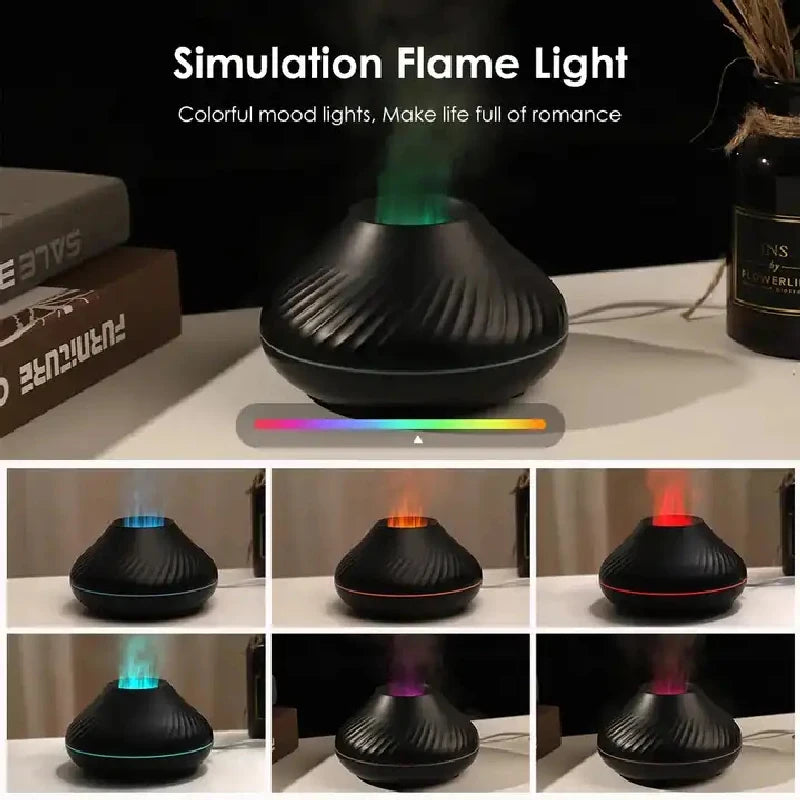 EJVS™ Flame Aroma Diffuser 7-Color LED