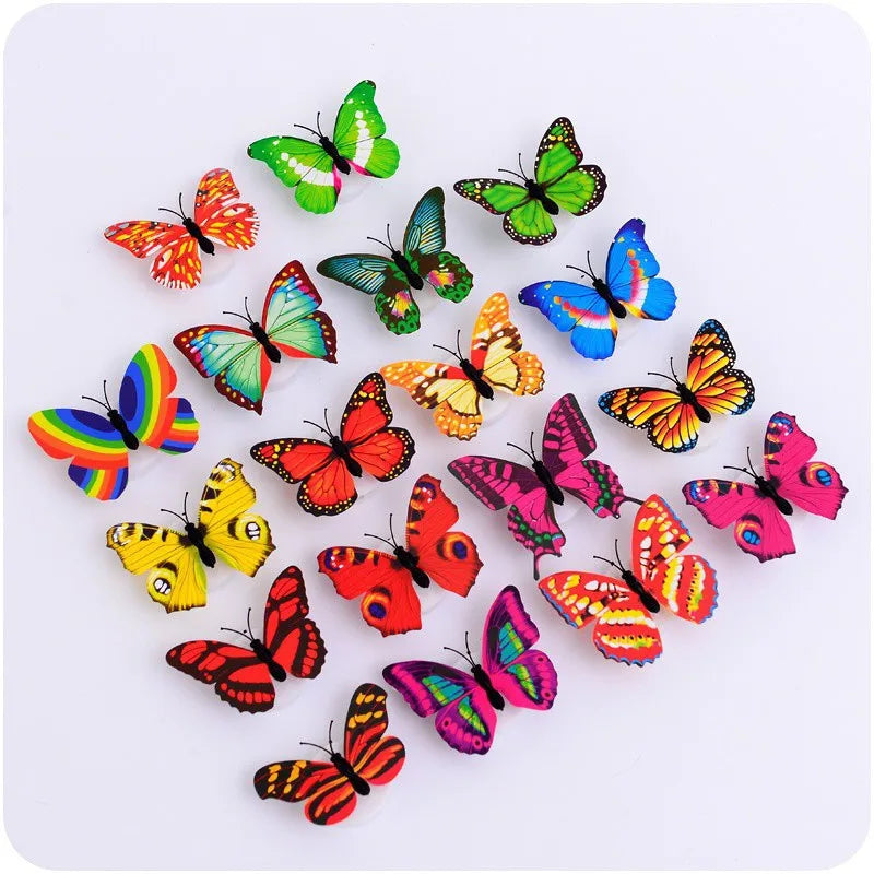 EJVS™ 3D Butterfly Night Light Wall Stickers