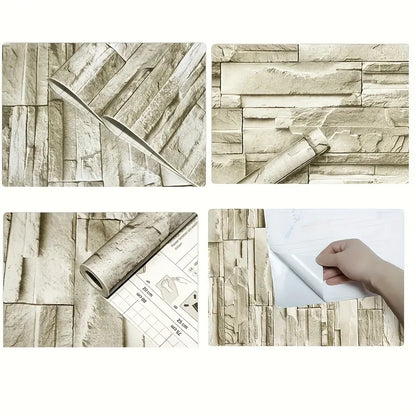 EJVS™ 3D Faux Brick Peel & Stick Wallpaper