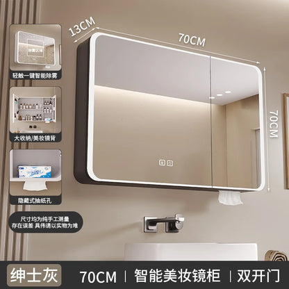 EJVS™ Arc Smart Bathroom Mirror Cabinet