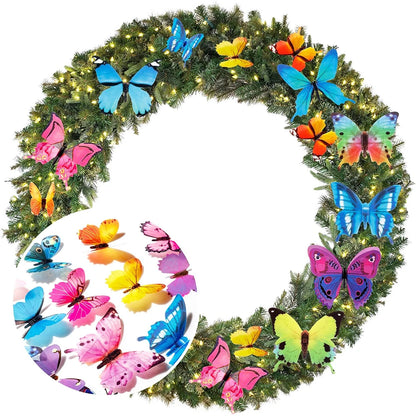 EJVS™  12Pcs 3D Colorful Butterfly Wall Stickers