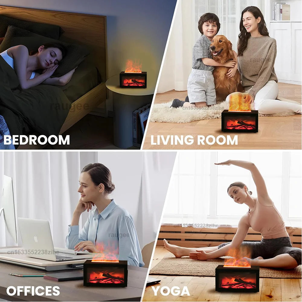 EJVS™ Flame Aroma Humidifier Essential Oil