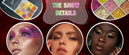 EJVS™ 16 Colors Glitter Eyeshadow
