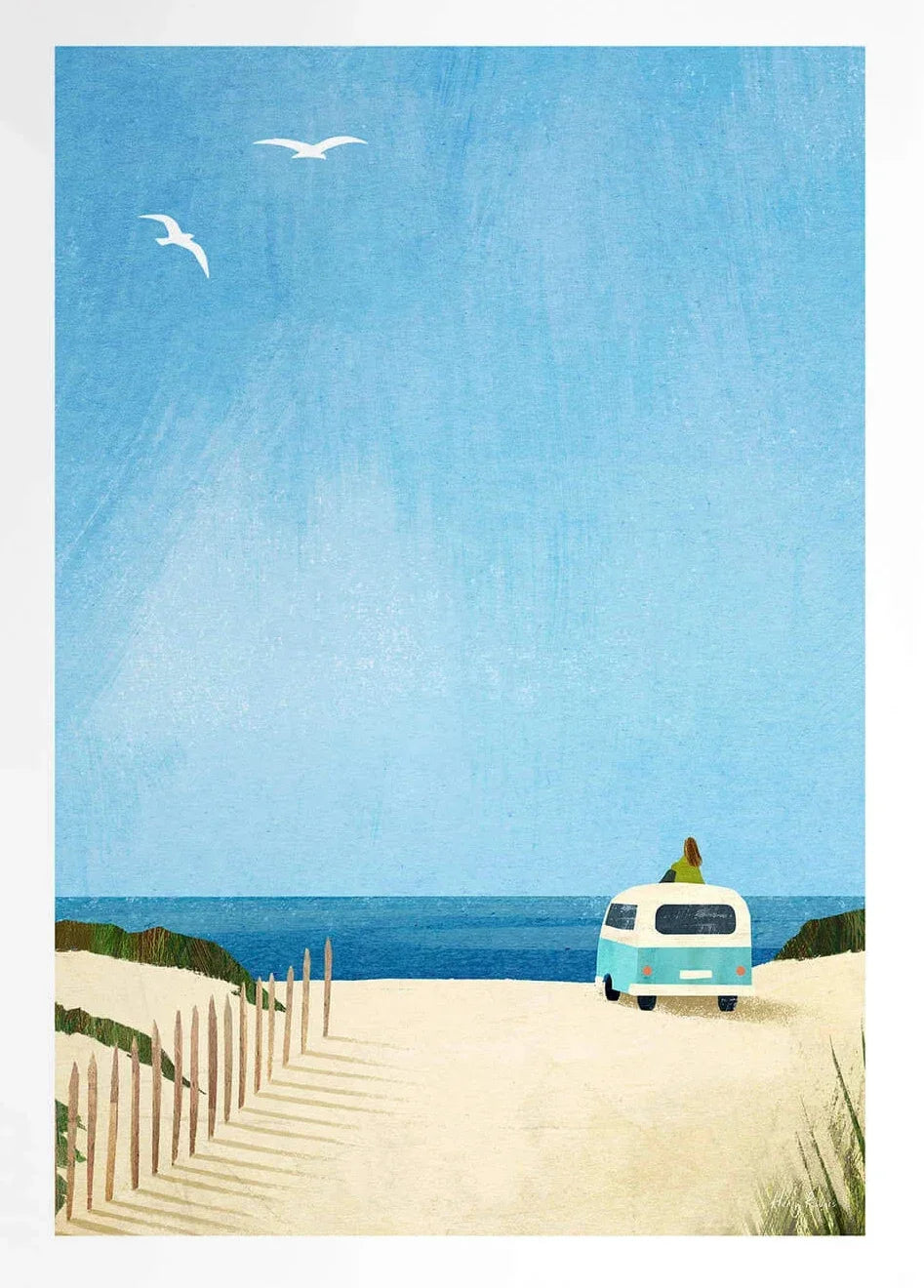 EJVS™ Summer Beach Canvas Wall Art