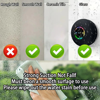 EJVS™  Portable Bluetooth Audio IPX4 Waterproof LED Lights