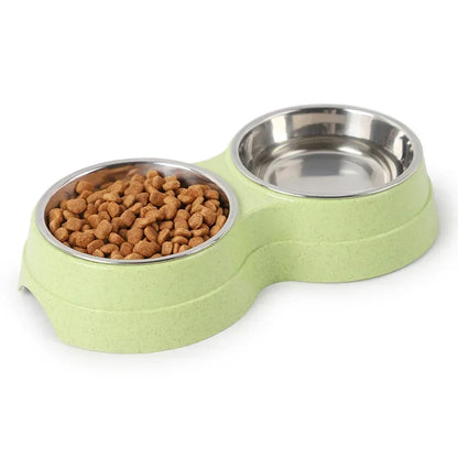 EJVS™  Stainless Steel Double Pet Bowls