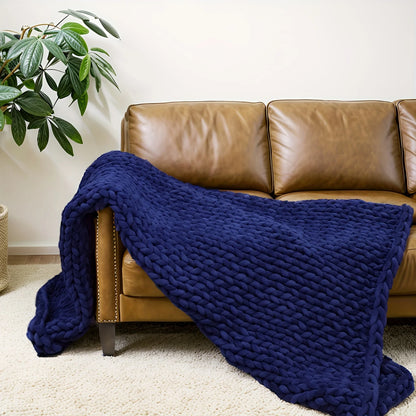 EJVS™ Handmade Chunky Knit Weighted Blanket