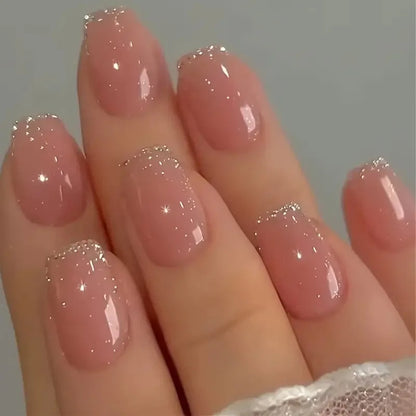 EJVS™  24Pcs Shimmery Manicure Tips