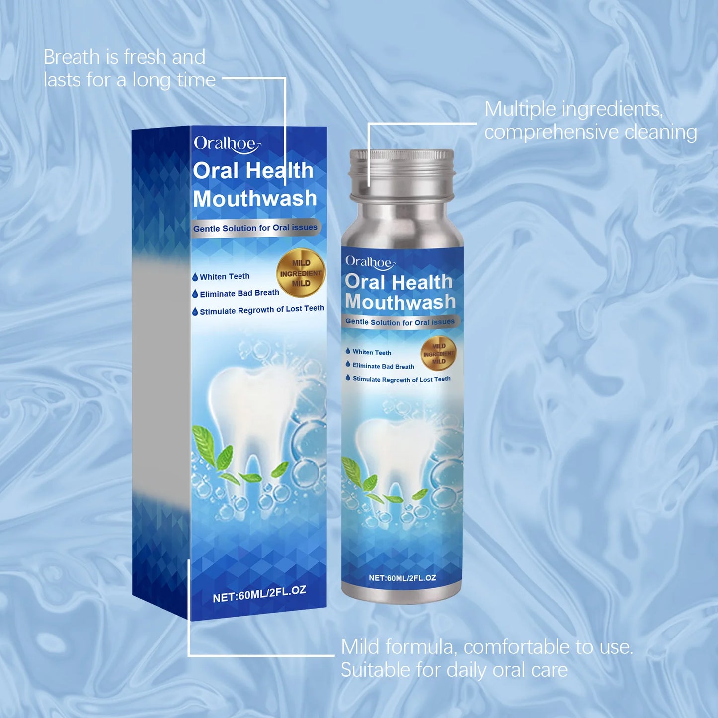 EJVS™  Gum Repair Drops Relieve Receding Gingival Gum - Oral Periodontal Hygiene