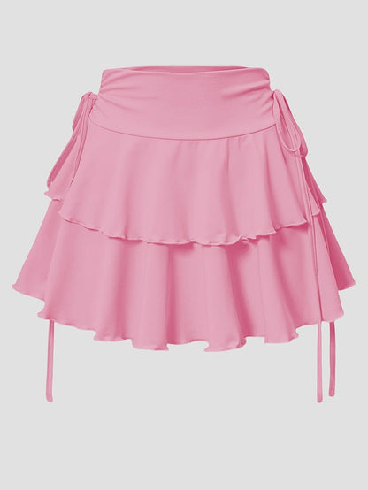 EJVS™ High Waist Slim Fit Short Skirt