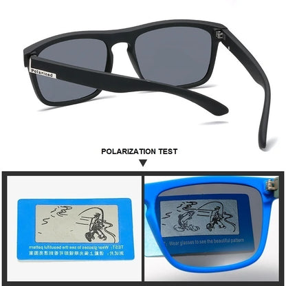 EJVS™  Fashion Square Vintage Polarized Sunglasses Men Women Retro Driving Fishing Luxury Brand Designer Sun Glasses UV400 Eyewear