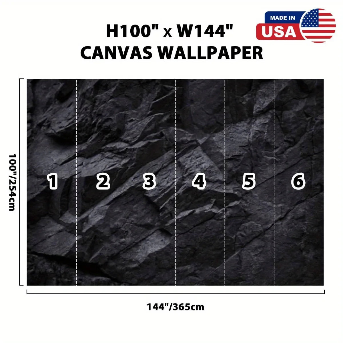 EJVS™ 3D Stone Texture Peel & Stick Wallpaper