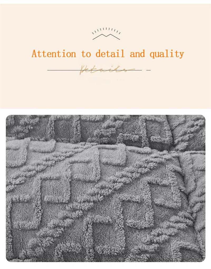EJVS™ High End Thickened Winter Warm Blankets for Beds Artificial Lamb