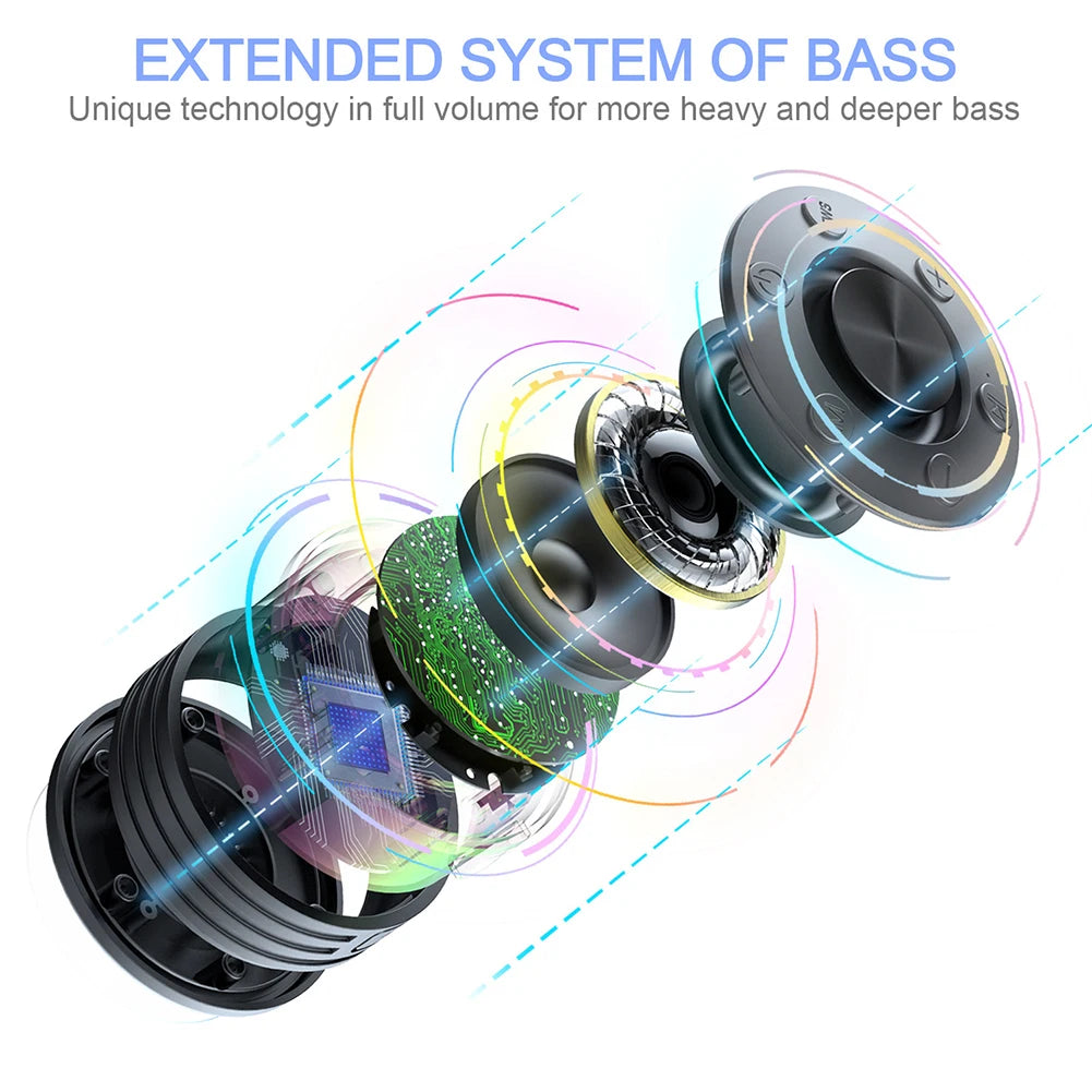 EJVS™  Waterproof Mini Speaker Hands-Free Call/FM Radio Bluetooth