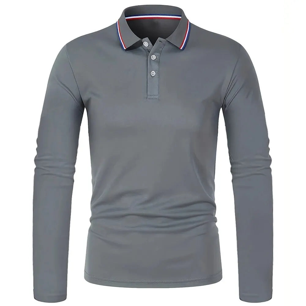 EJVS™ Long Sleeved Polo T-Shirt
