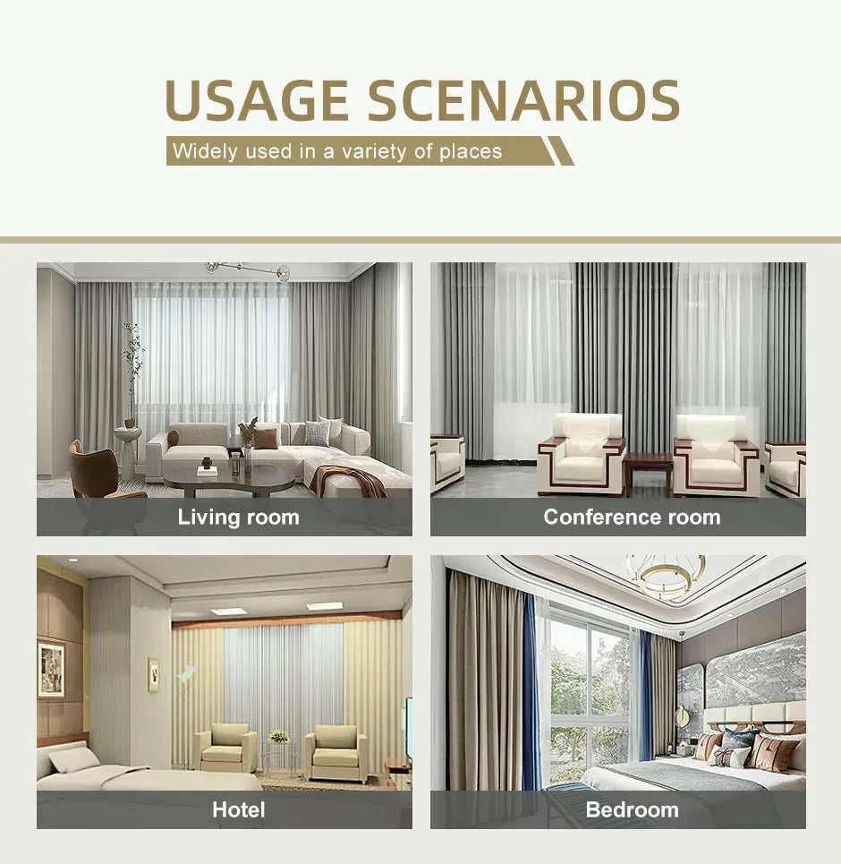EJVS™ Hotel Motorized Smart Curtains Remotes