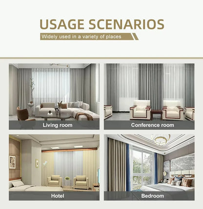 EJVS™ Hotel Motorized Smart Curtains Remotes