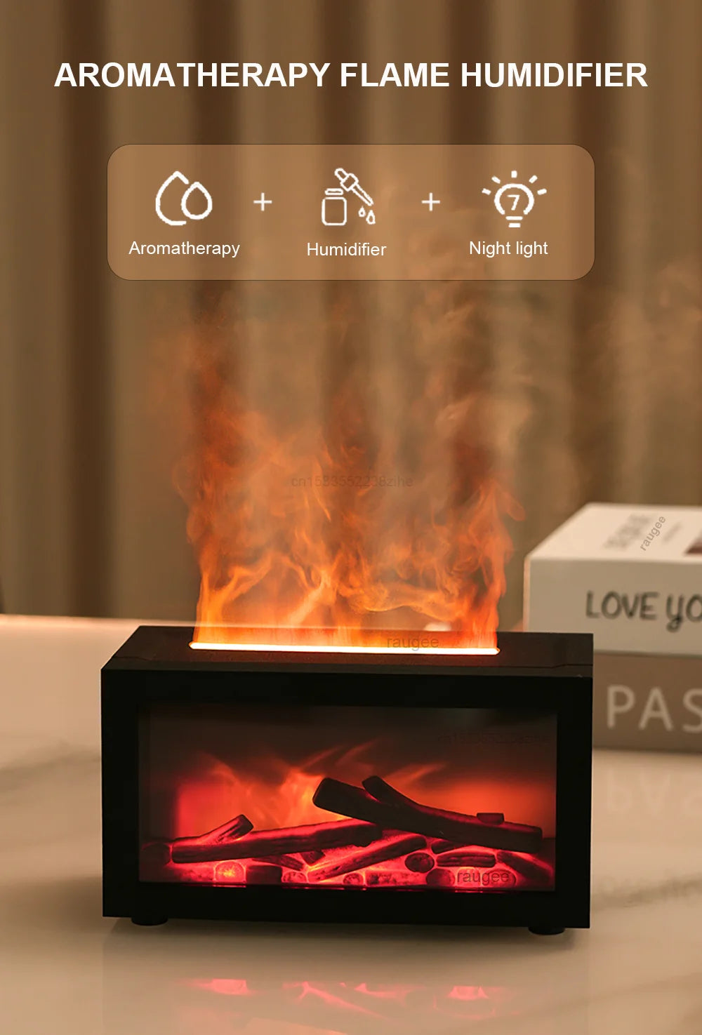 EJVS™ Flame Aroma Humidifier Essential Oil