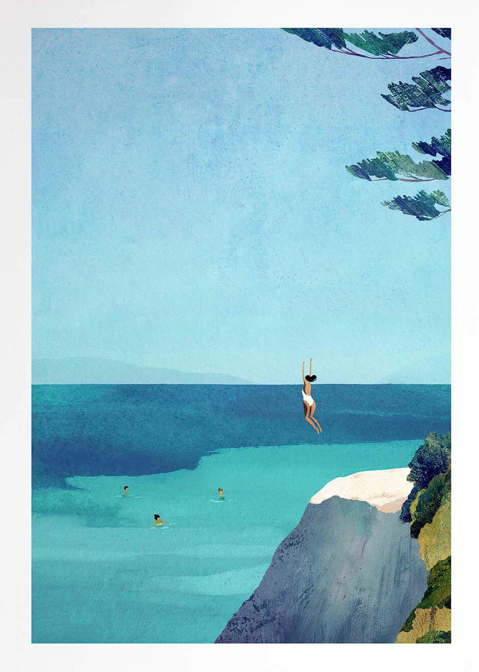 EJVS™ Summer Beach Canvas Wall Art