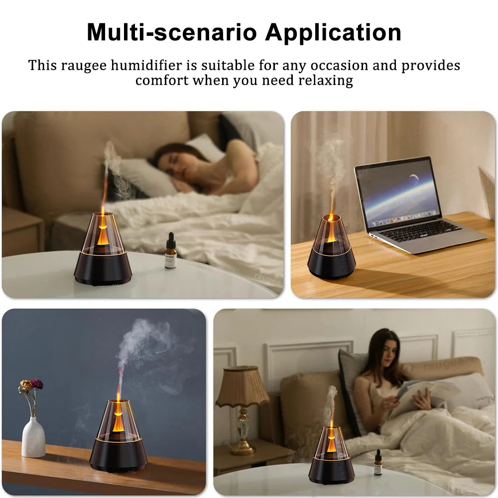 EJVS™ Flame Essential Oil Diffuser Aromatherapy Humidifier